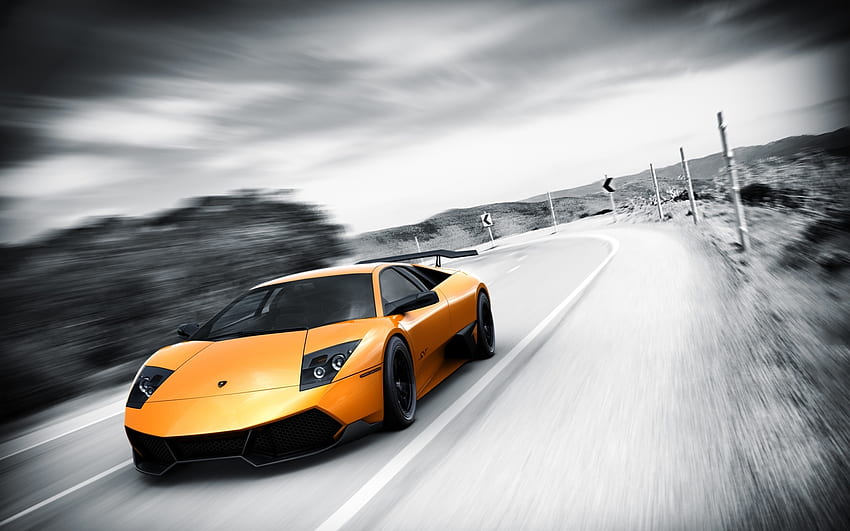 Lamborghini Murcielago, Orange, Lamborghini, Murcielago, schön HD-Hintergrundbild