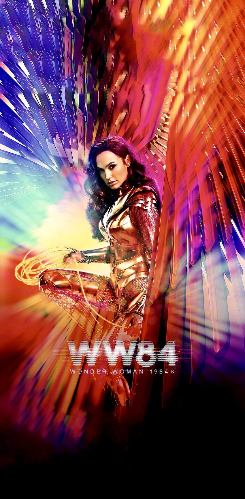 Wonder Woman 1984 (made the new poster taller) in 2020. New poster, Wonder woman movie, Wonder woman, WW84 HD phone wallpaper
