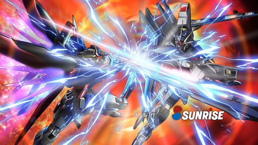 Mobile Suit Gundam SEED Destiny Anime Destiny Gundam Strike dom Gundam - Çözünürlük: HD duvar kağıdı