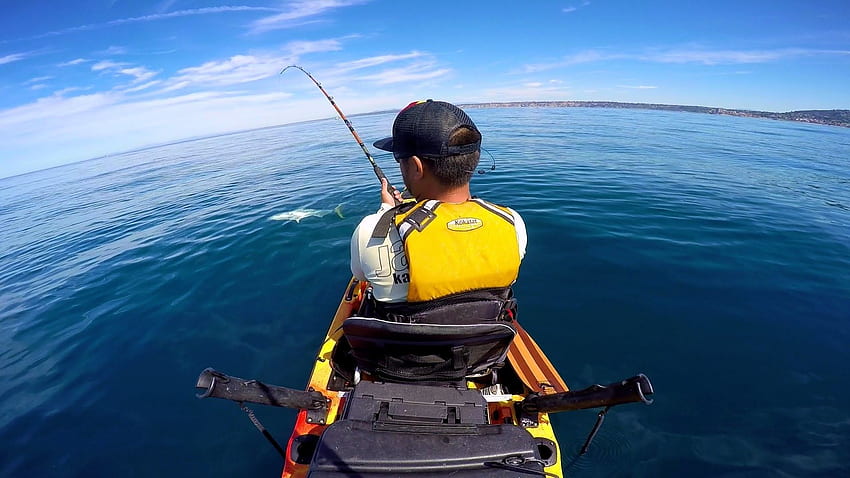 Offshore Fishing, Kayak Fishing HD wallpaper