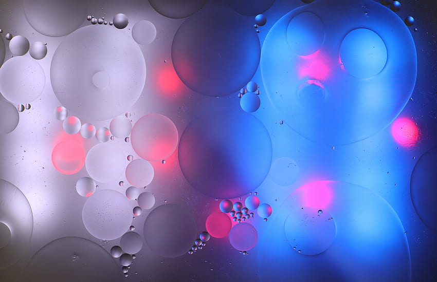 Abstract, Water, Bubbles, Circles, Gradient HD wallpaper