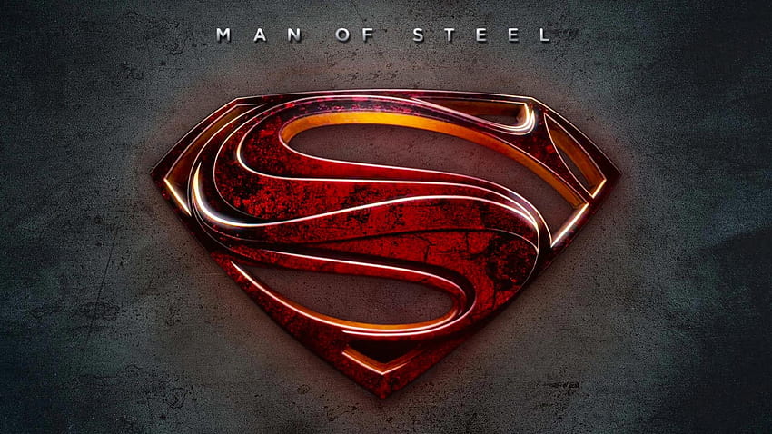 Mann aus Stahl, Superman, Mann, Logo, aus Stahl HD-Hintergrundbild