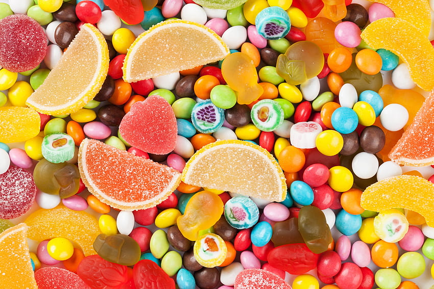 Coloré, bonbons, sucreries Fond d'écran HD