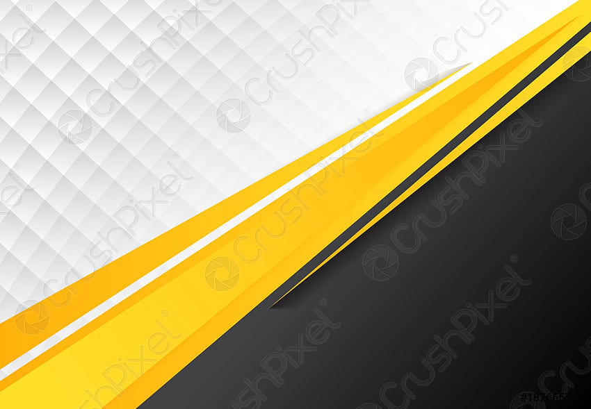 템플릿 기업 개념 노란색 검정 회색 및 흰색 대비 배경 HD 월페이퍼