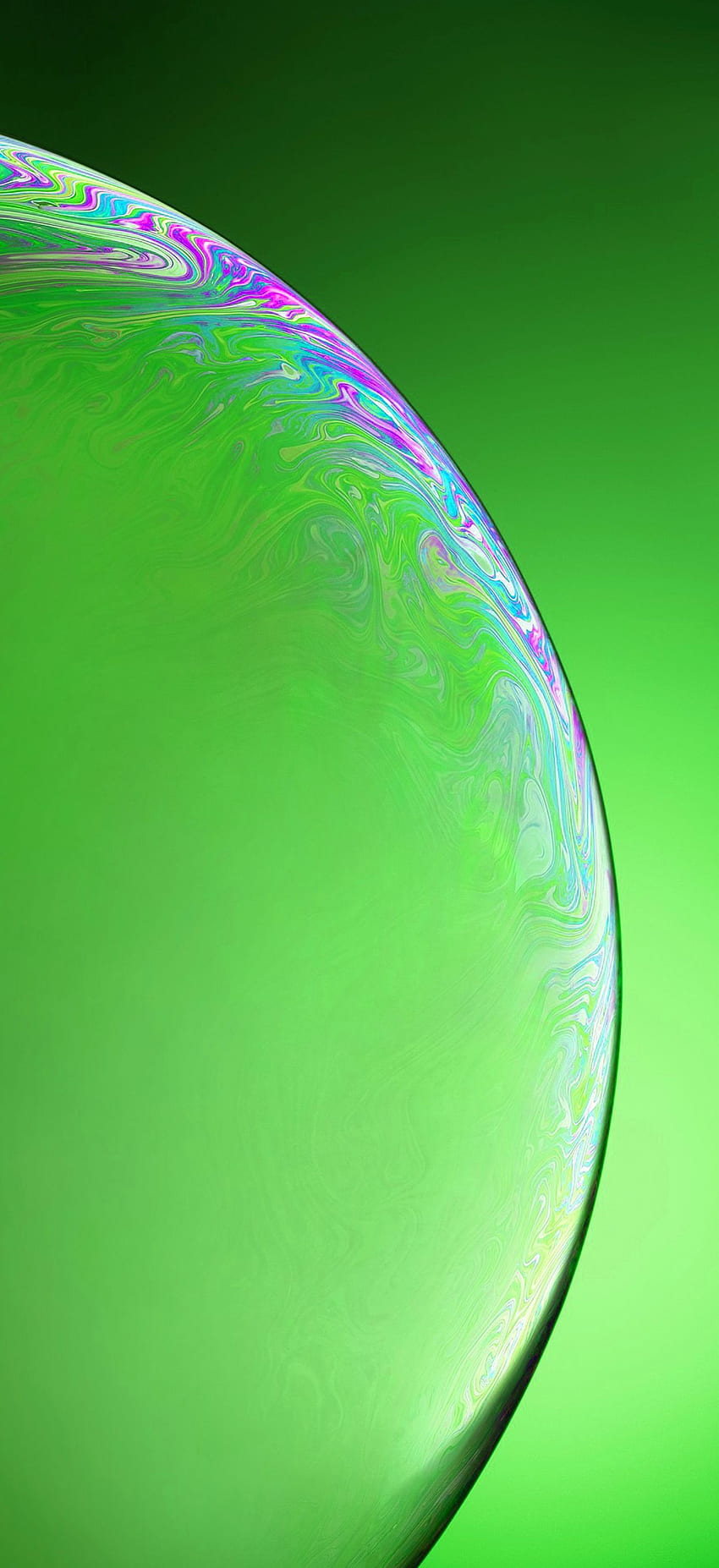 iPhone XR - Bonus 2 - La Couleur Manquante (Vert) - Fond d'écran de téléphone HD