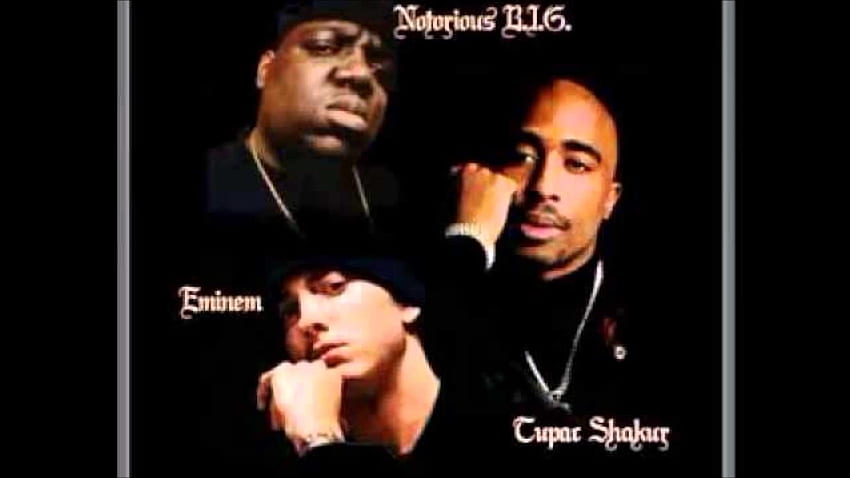 Tupac and Biggie, Eminem and Lil Wayne HD wallpaper