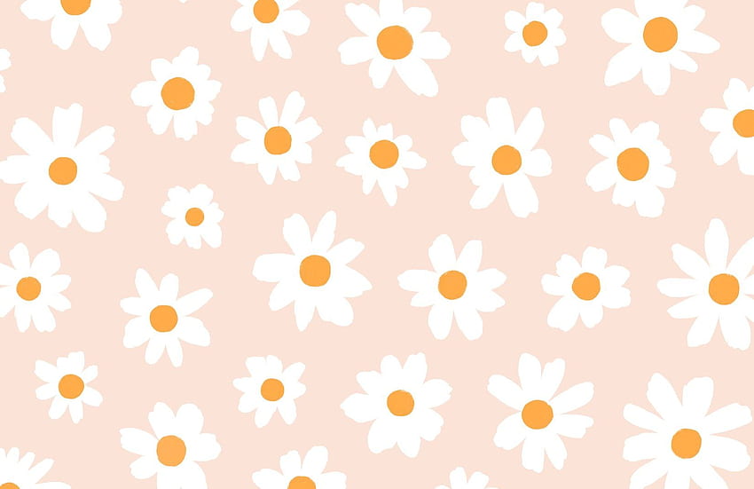 Cute Daisy . Retro Floral Design. Murals in 2020. Daisy , Cute laptop , Cute, Cute Flower HD wallpaper