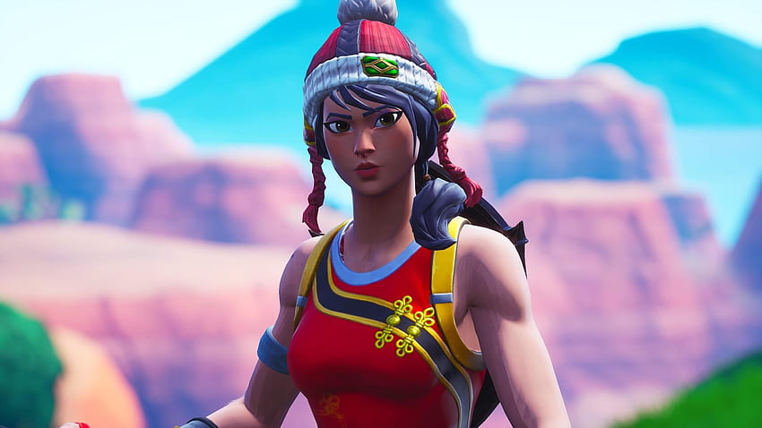 Scarlet Defender looking fierce in her new hat : Fortnitegraphy HD ...