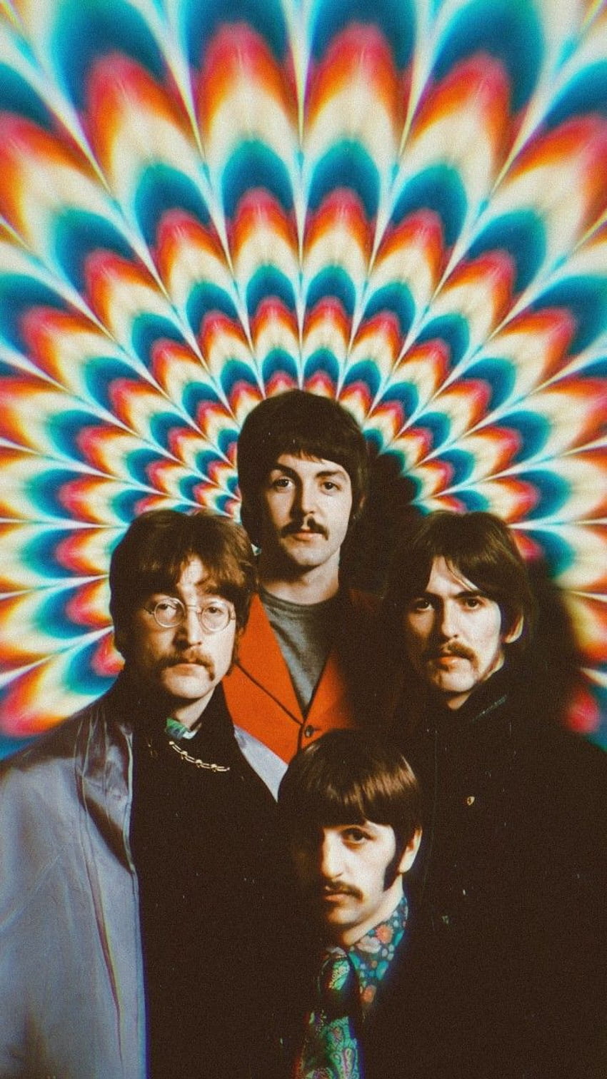 Les Beatles . Arte de los beatles, Artistes, Beatles, The Beatles Psychedelic Fond d'écran de téléphone HD