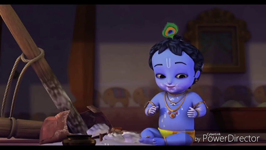 Cute Little Krishna , Find For, Animated Krishna HD wallpaper | Pxfuel