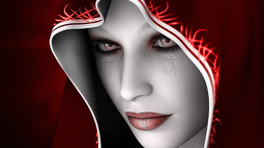 ใบหน้า ประกอบ ศิลปะจินตนาการ สาวแฟนตาซี 3D แสดงผล สีแดง CGI อารมณ์ หัว ความมืด ความรู้สึก คอมพิวเตอร์ ร่างกายมนุษย์ ตัวละคร อวัยวะ โมคาห์ ร่างกายมนุษย์ วอลล์เปเปอร์ HD