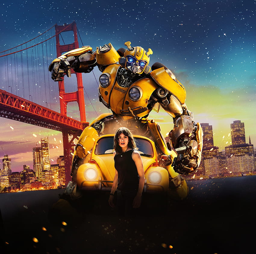 Film, Bumblebee, Transformers, Hailee Steinfeld Sfondo HD