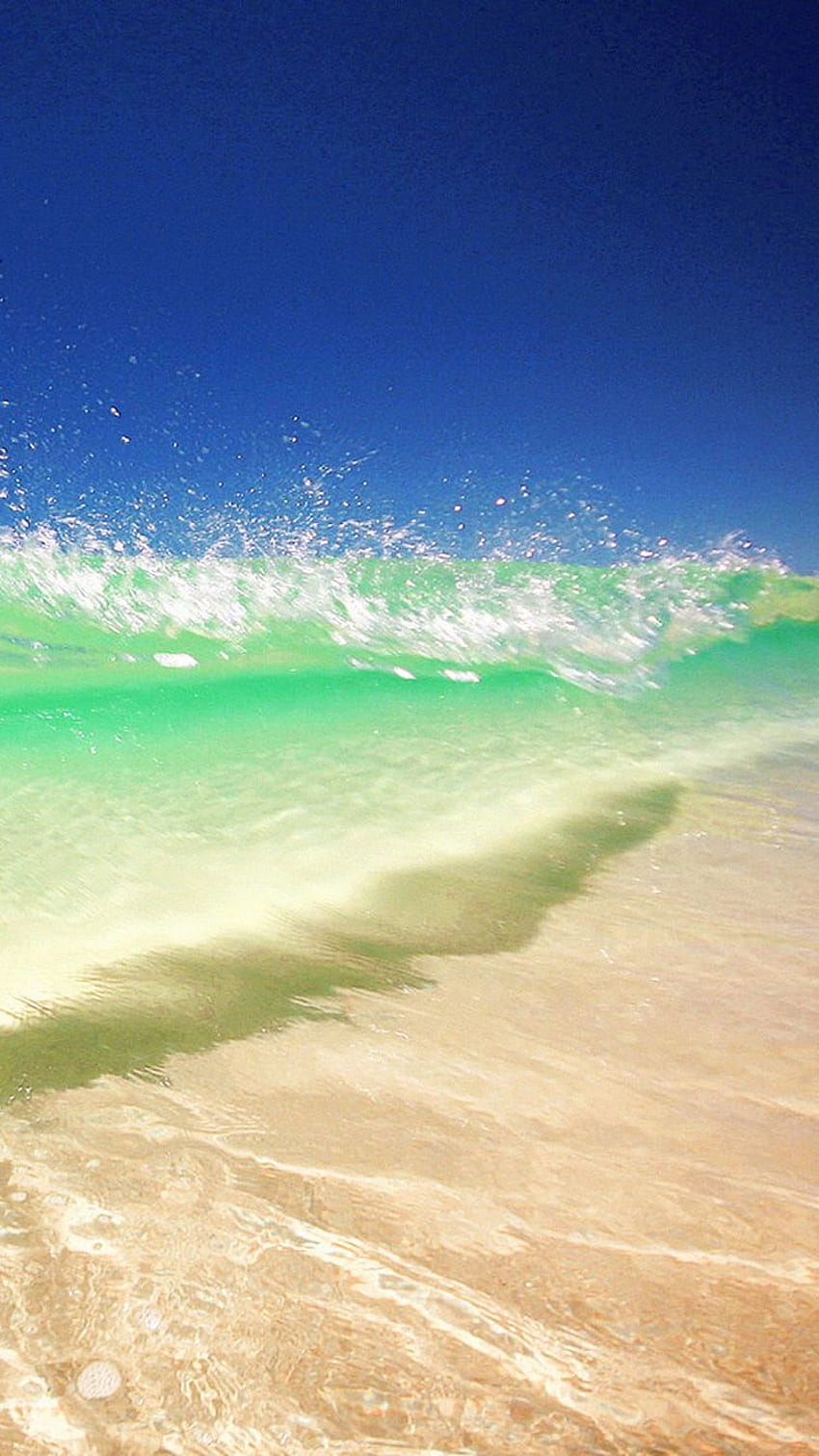Clear Water Wave Beach iPhone 6 iPod [] for your , Mobile & Tablet. Explore iPhone Wave . Apple Wave , Ocean Wave iPhone, Beach 5S HD phone wallpaper