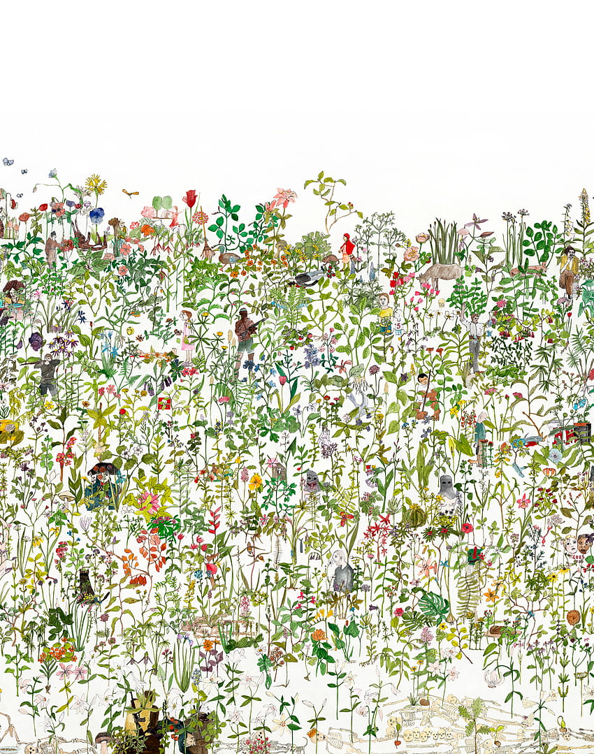 ASU 01, Enchanted Garden By Anna Surie – The Pattern Collective HD phone wallpaper