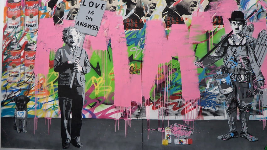Love Art Fashion: czy Mr. Brainwash jest nowym Basquiatem? Tapeta HD