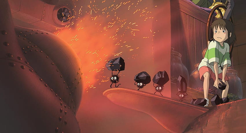LIHAT: Seni Latar Belakang dari 'Spirited Away' Studio Ghibli. Jaringan Dunia Animasi, Spirited Away Jelaga Wallpaper HD