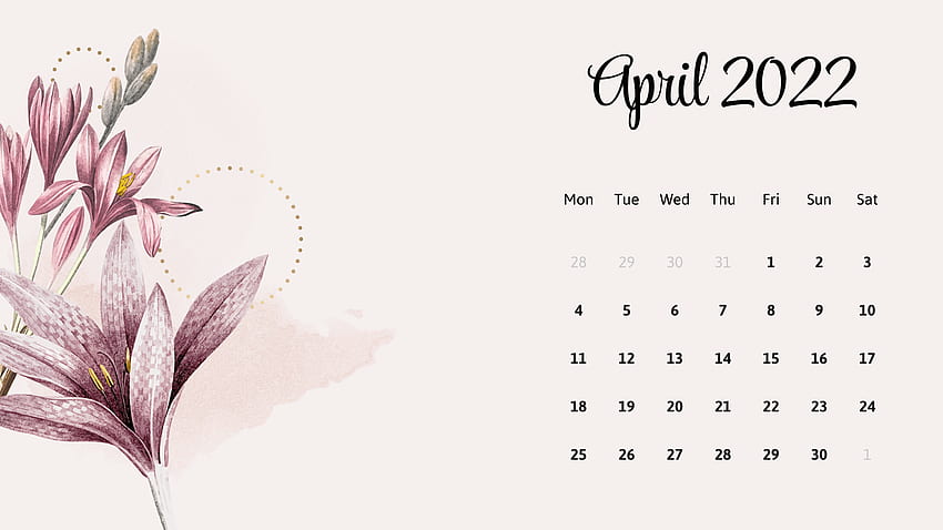 April 2023 Calendar Wallpaper  EniWp