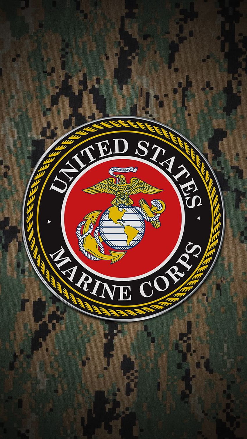 Javi Batras sullo del telefono. Usmc, Corpo dei Marines degli Stati Uniti, Corpo dei Marines, Logo Marine Sfondo del telefono HD