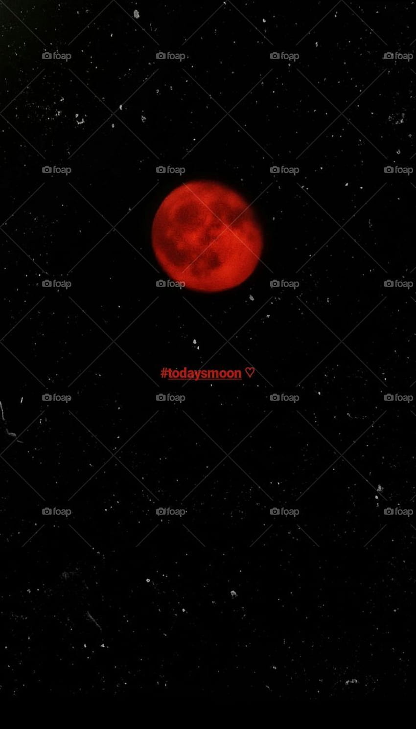 Kırmızı Ay Estetiği Ay iPhone - Kırmızı Estetik iPhone Xr - -, Kanlı Ay HD telefon duvar kağıdı