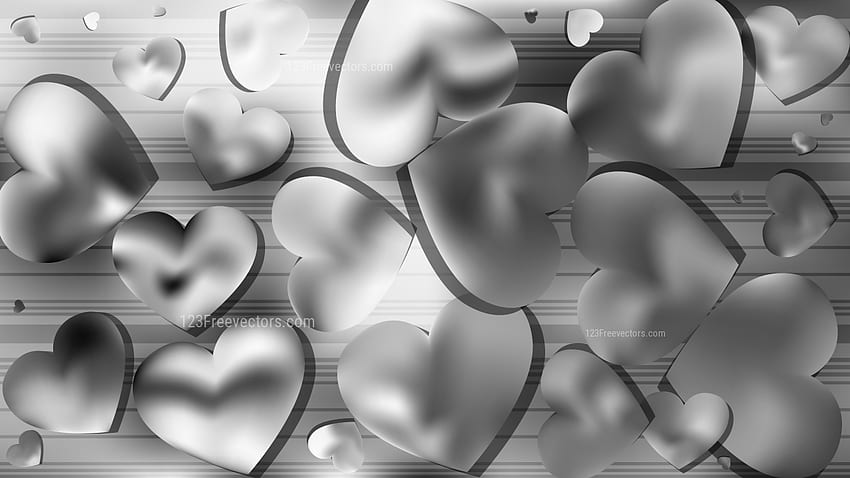 Grey Heart Background [] for your , Mobile & Tablet. Explore Grey Heart . Grey, Heart Background, Grey, Grey Hearts HD wallpaper