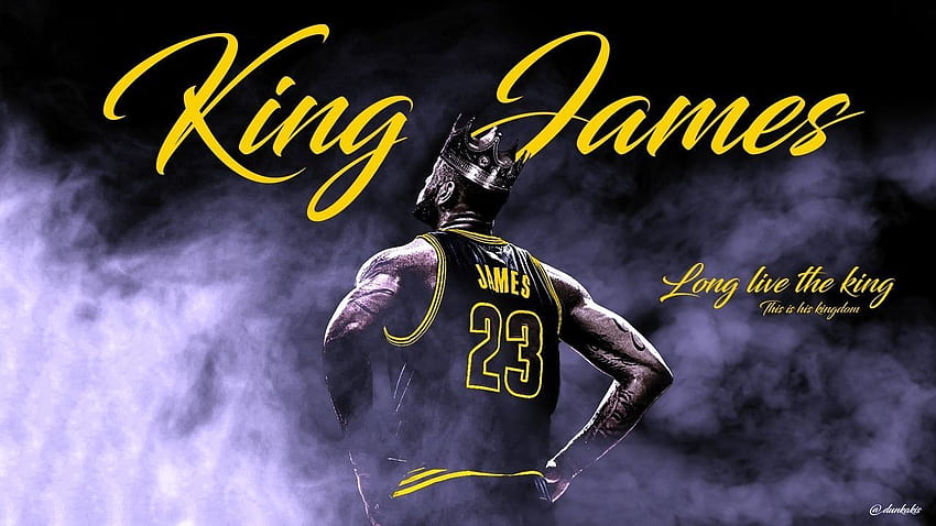 Cooler Lebron James Lakers-Hintergrund HD-Hintergrundbild