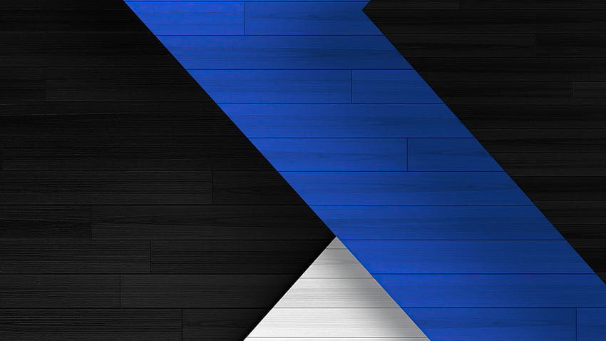 Blue Black White Abstract Tiles Laptop Full, พื้นหลังและ Black White Abstract วอลล์เปเปอร์ HD