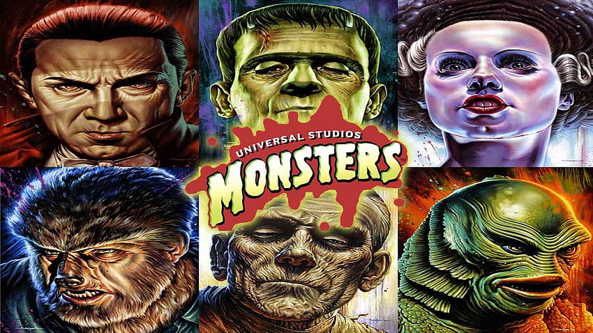 เกิดอะไรขึ้นกับ Universal Monsters Cinematic - Universal Monsters - & พื้นหลัง , Universal Classic Monsters วอลล์เปเปอร์ HD