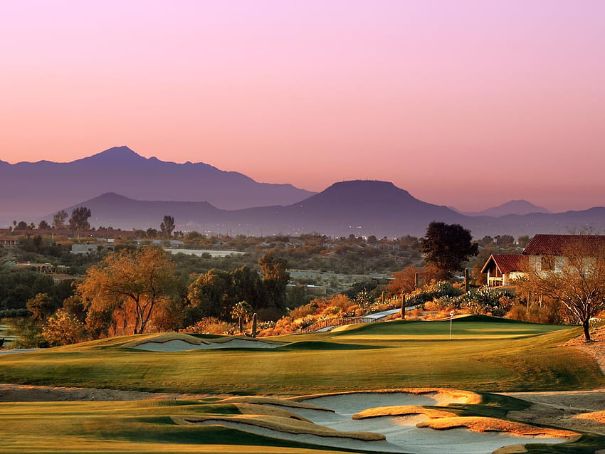 Scenic Golf Course HD wallpaper
