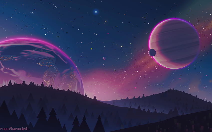 Stars Planets Resolution , , Background, and , Strange Planet HD wallpaper
