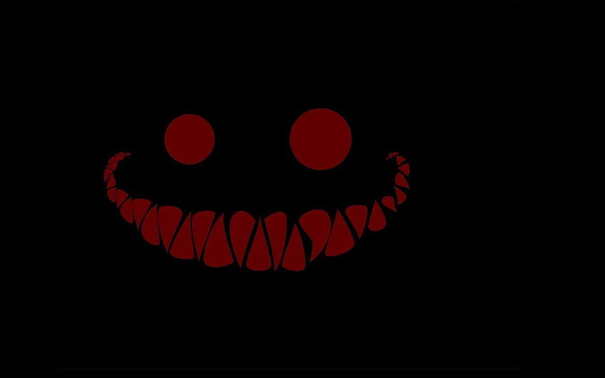 Cheshire Cat simple background ., Creepy Cat HD wallpaper