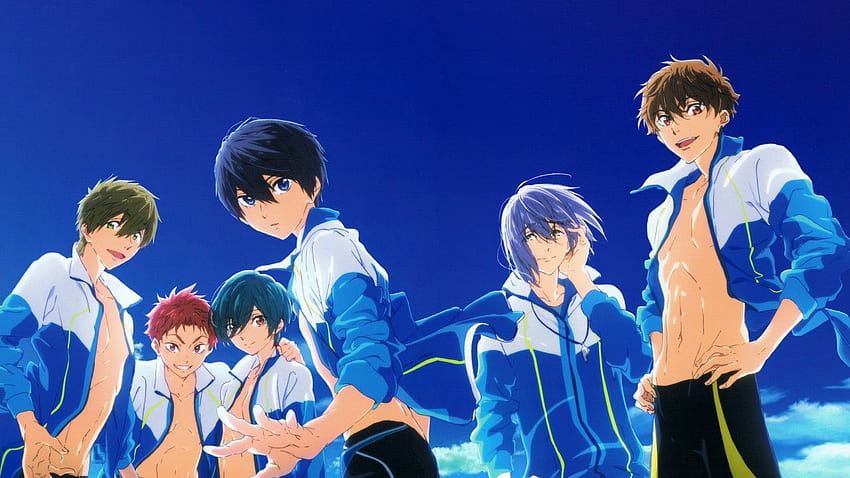 free haru makoto asahi shiina ikuya kirishima  Free anime Free  iwatobi Anime