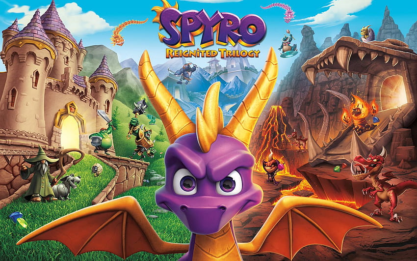 Spyro Reignited Trilogy Puzzle, & background HD wallpaper