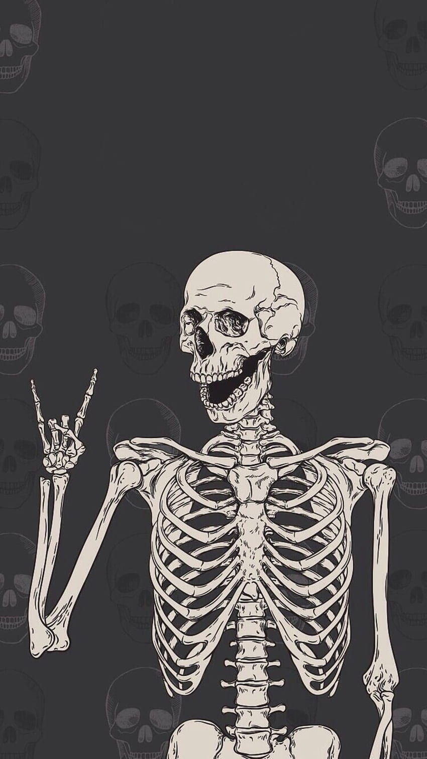 noir et blanc, squelette et drôle -, Skeleton Meme Fond d'écran de téléphone HD