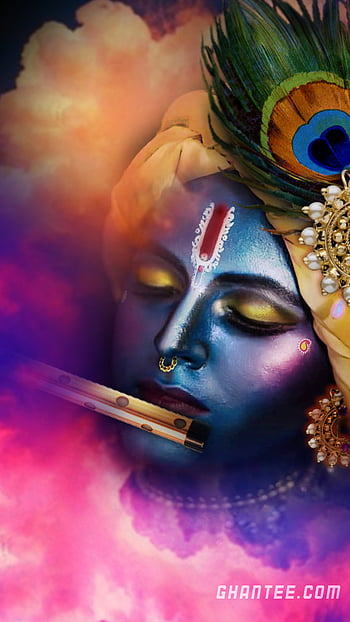 Lord krishna with flute soothing phone . – Ghantee HD phone wallpaper |  Pxfuel