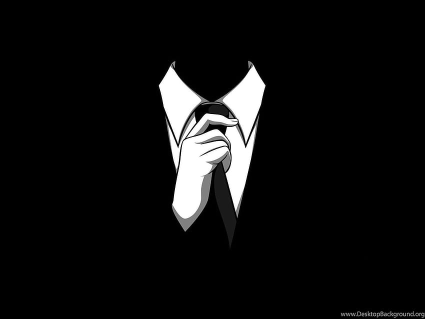 V For Vendetta Hacker Black Acta Suit Tie Guy Fawkes. Latar Belakang, Dasi Merah Jas Hitam Wallpaper HD