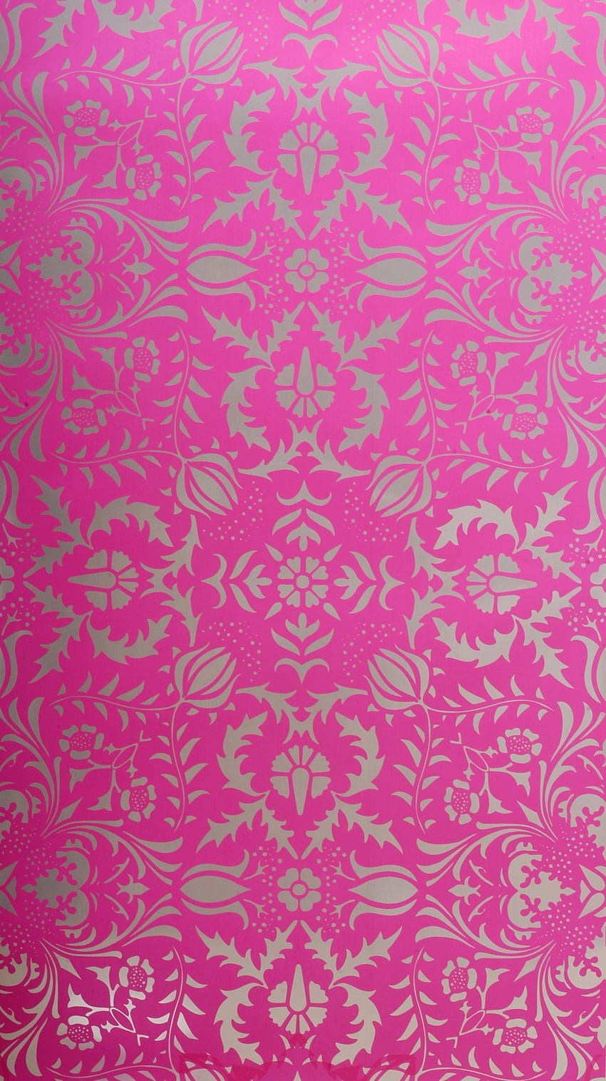 Dauphine · Flavor Paper, Pink Damask HD phone wallpaper