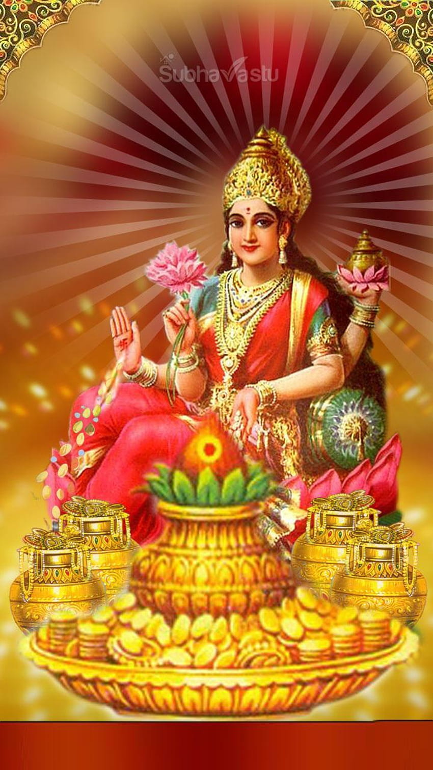 Maa Laxmi Ji, Lakshmi HD-Handy-Hintergrundbild