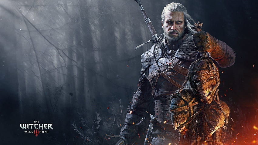 Geralt with trophies official : witcher, Cool Witcher HD wallpaper
