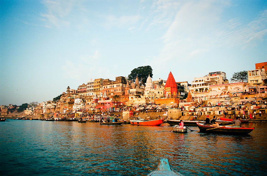 Margem do rio Ganges em, rio Ganga papel de parede HD
