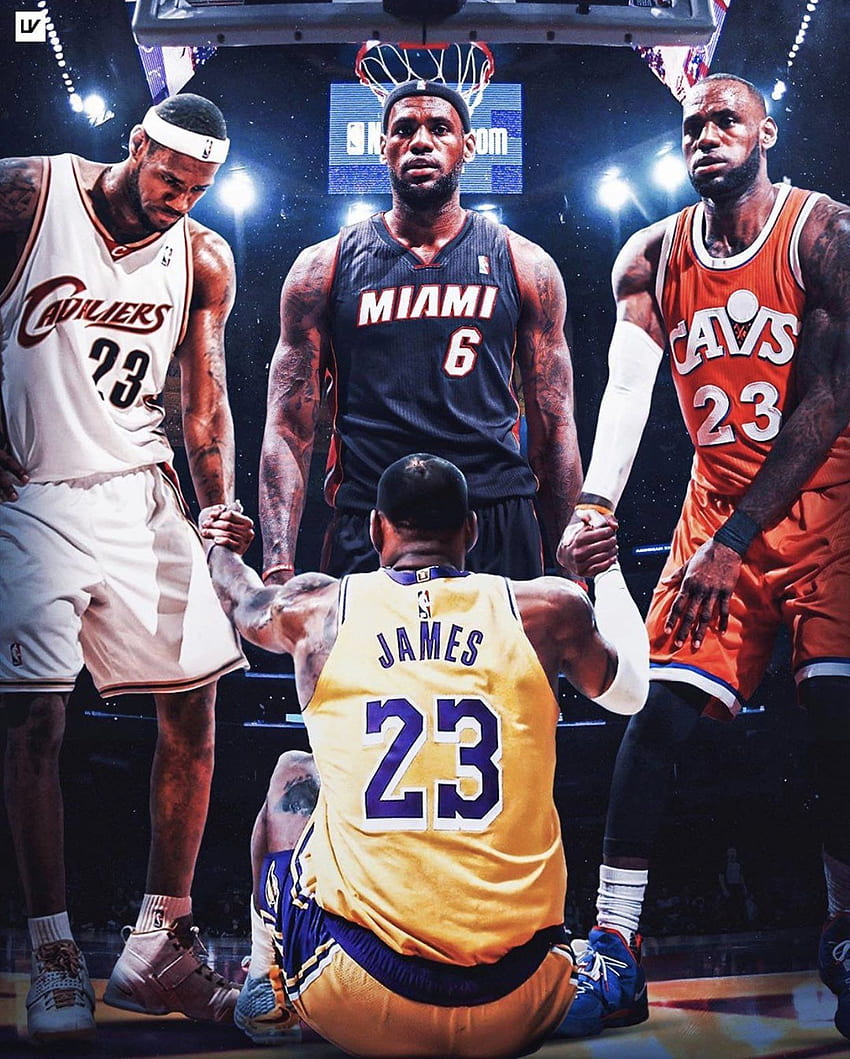 NBA-Retweet auf Twitter. Lebron James, Lebron James Team, Lebron James Lakers, Kobe und Jordanien HD-Handy-Hintergrundbild