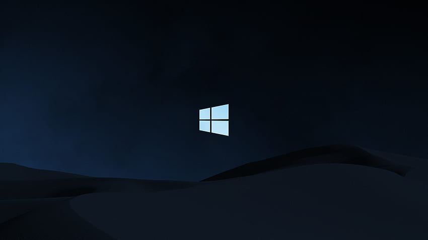 Windows 10 Clean Dark Resolução de fundo, marcas, e plano de fundo, 1600x900 escuro papel de parede HD