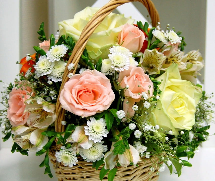 *** Bouquet ***, natura, bukiety, kwiaty, piekne papel de parede HD