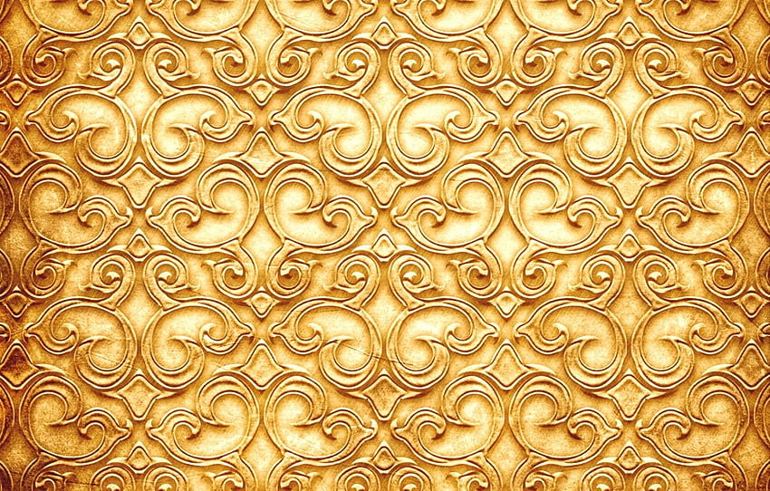 pattern, texture, twigs, Golden color for , section текстуры, Golden Yellow HD wallpaper