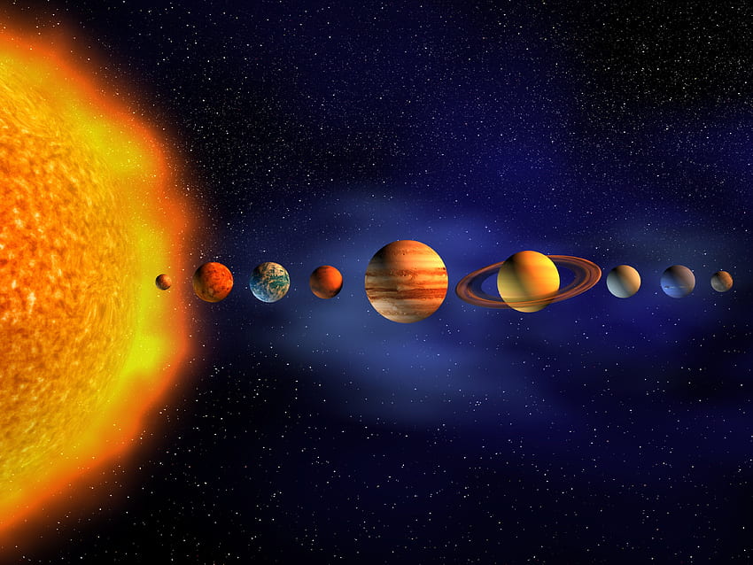 solar system ultra Wysokiej jakości ściany Tapeta HD