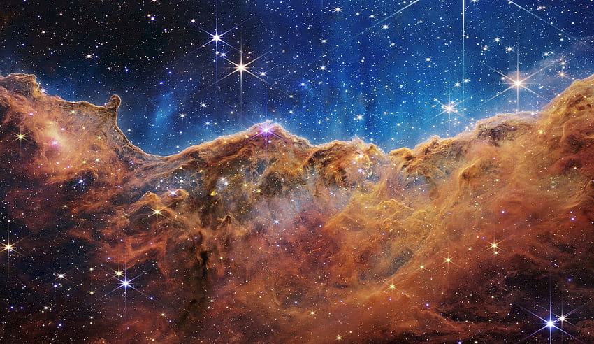 of what happened this week: NASA's Webb Space Telescope captures the 'Cosmic Cliffs' of the Carina Nebula; chaos ensues in Sri Lanka over the country's economic and political collapse, Space Turtle HD wallpaper