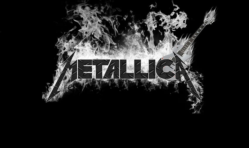 Metallica Logo ad alta risoluzione - -, Metallica Black Sfondo HD