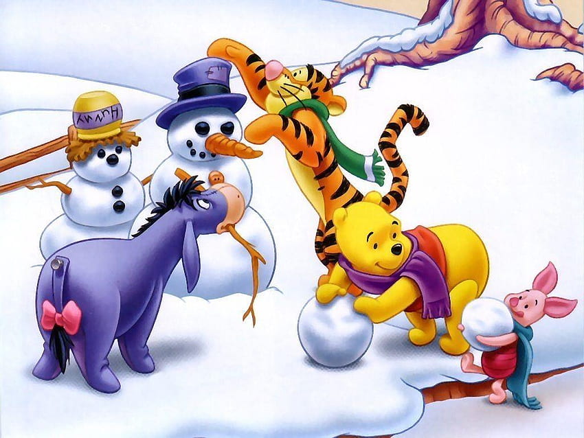 Disney Winter, Mickey Mouse Winter HD wallpaper