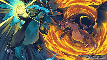 Pokemon FanArt  Mega Charizard X-Y isra1shot - Illustrations ART street