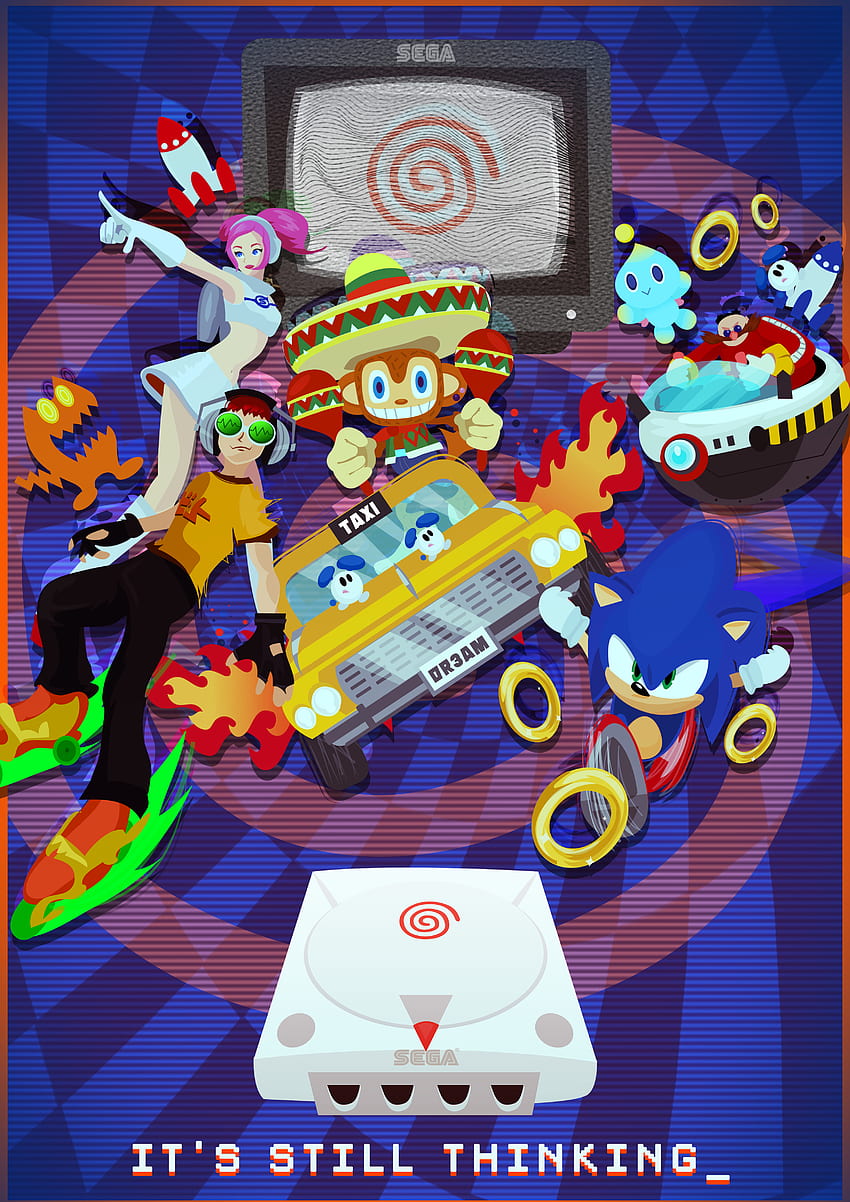 Sega dreamcast, Sega, Video game HD phone wallpaper