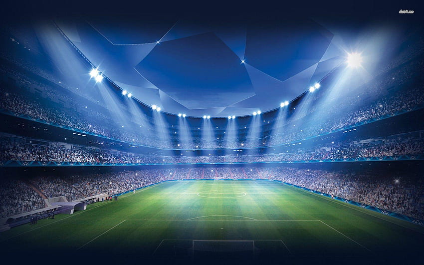 Hintergrund des Fußballstadions HD-Hintergrundbild